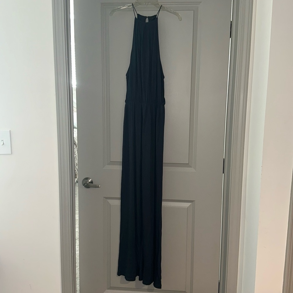 J. Crew Navy Blue Maxi Dress